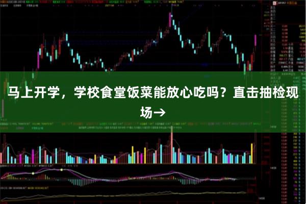 马上开学，学校食堂饭菜能放心吃吗？直击抽检现场→